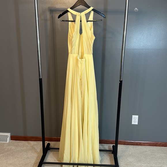 Azazie Amalfi in daffodil custom size (size2-4) - Picture 3 of 5